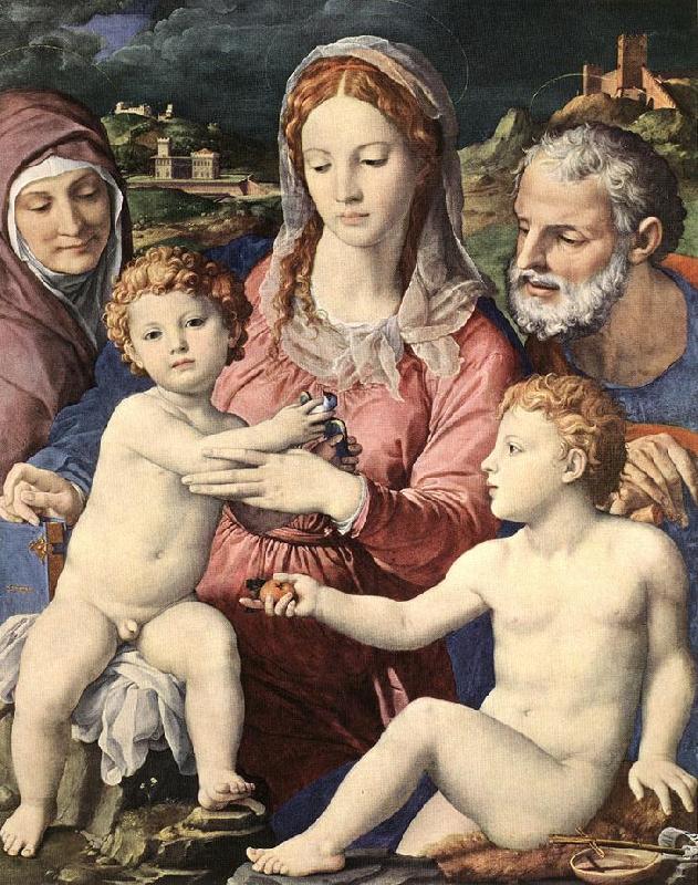 BRONZINO, Agnolo Holy Family fgfjj